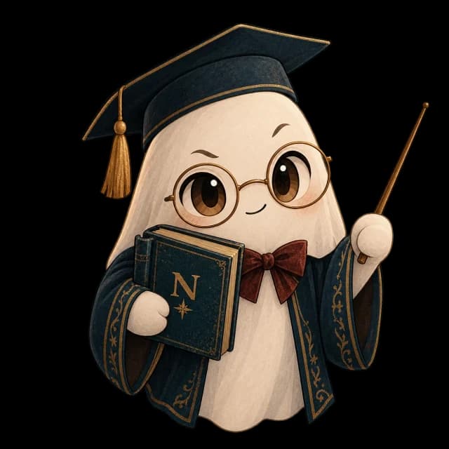 Ghosty, el fantasmita profesor que te guía en el curso